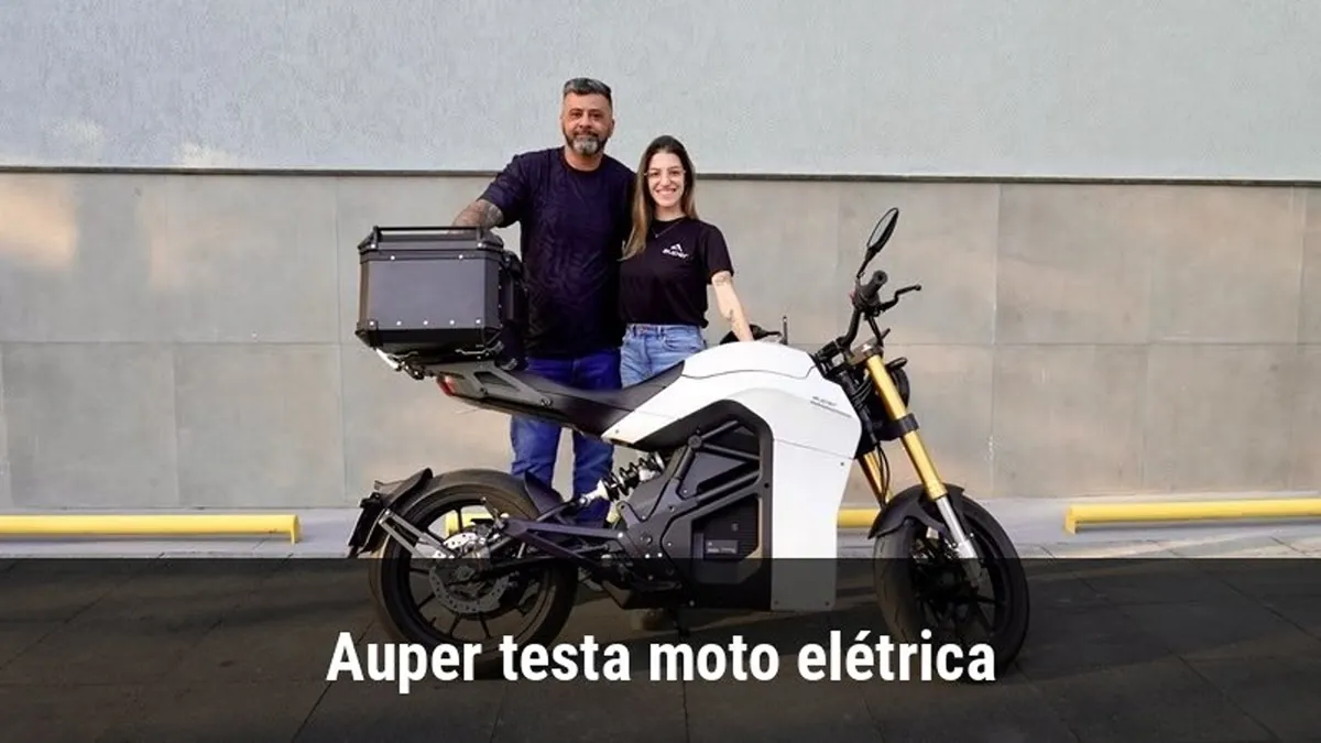 Auper testa moto elétrica