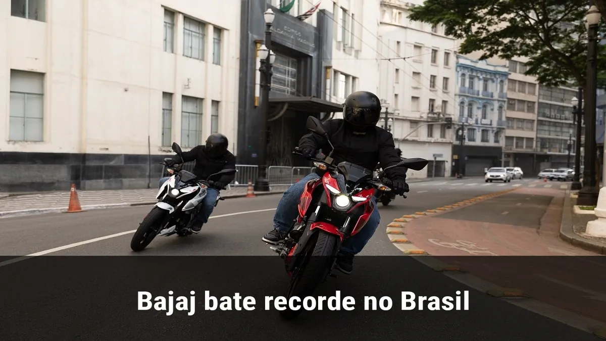 Bajaj bate recorde no Brasil