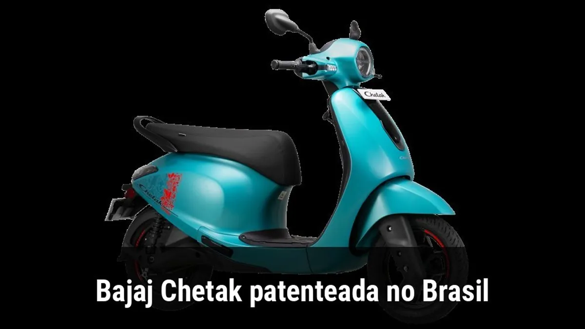 Bajaj Chetak patenteada no Brasil