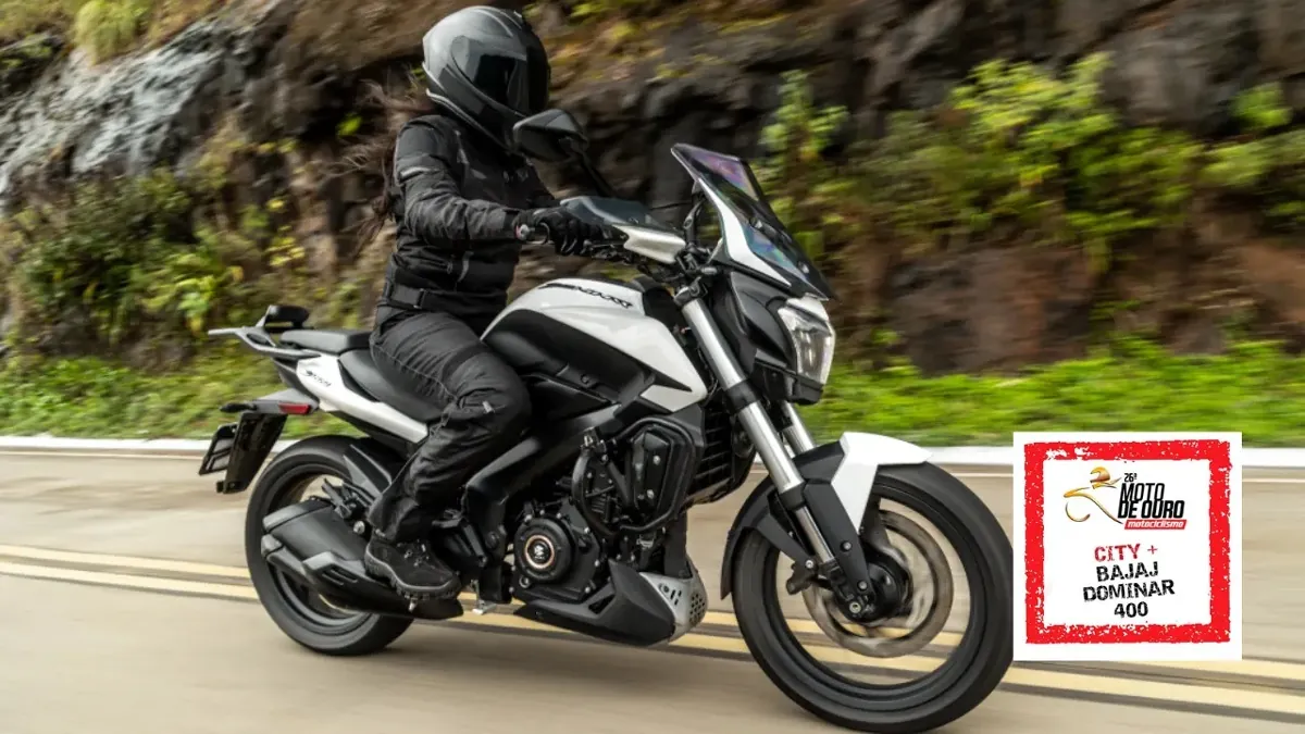 Bajaj Dominar 400 é campeã na categoria City+ do Moto de Ouro 2025