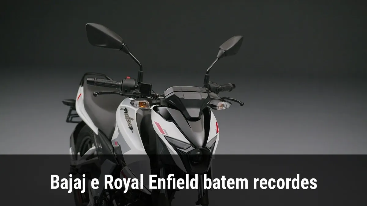 Bajaj e Royal Enfield batem recordes
