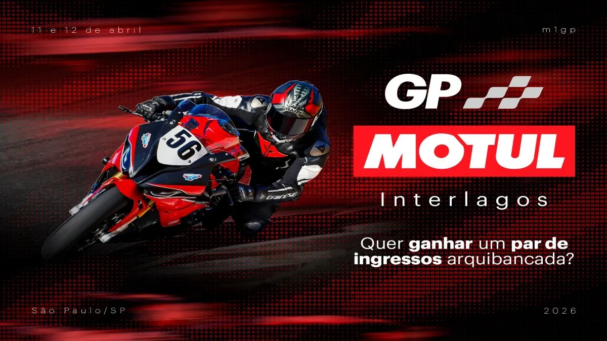 Caça ao tesouro Motul: assegure sua entrada para o Moto1000GP em Interlagos