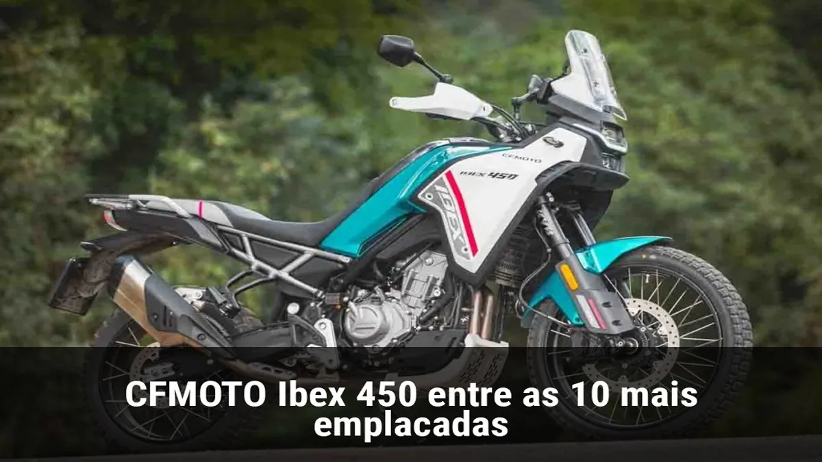 CFMOTO Ibex 450 entre as 10 mais emplacadas