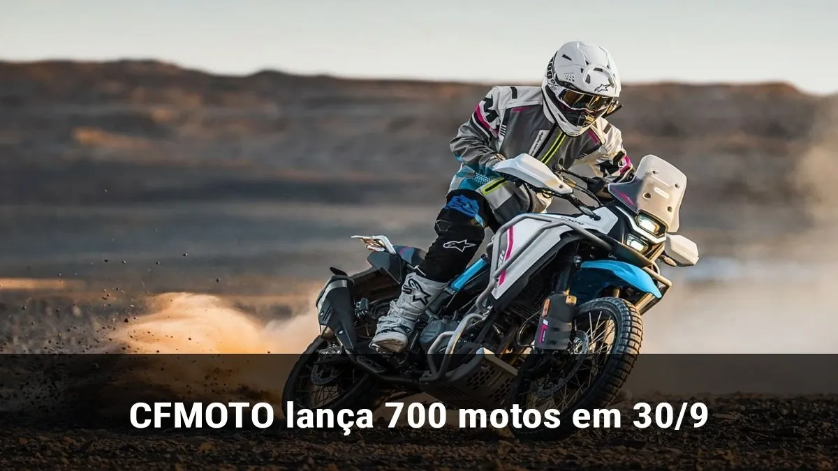 CFMOTO lança 700 motos em 30/9