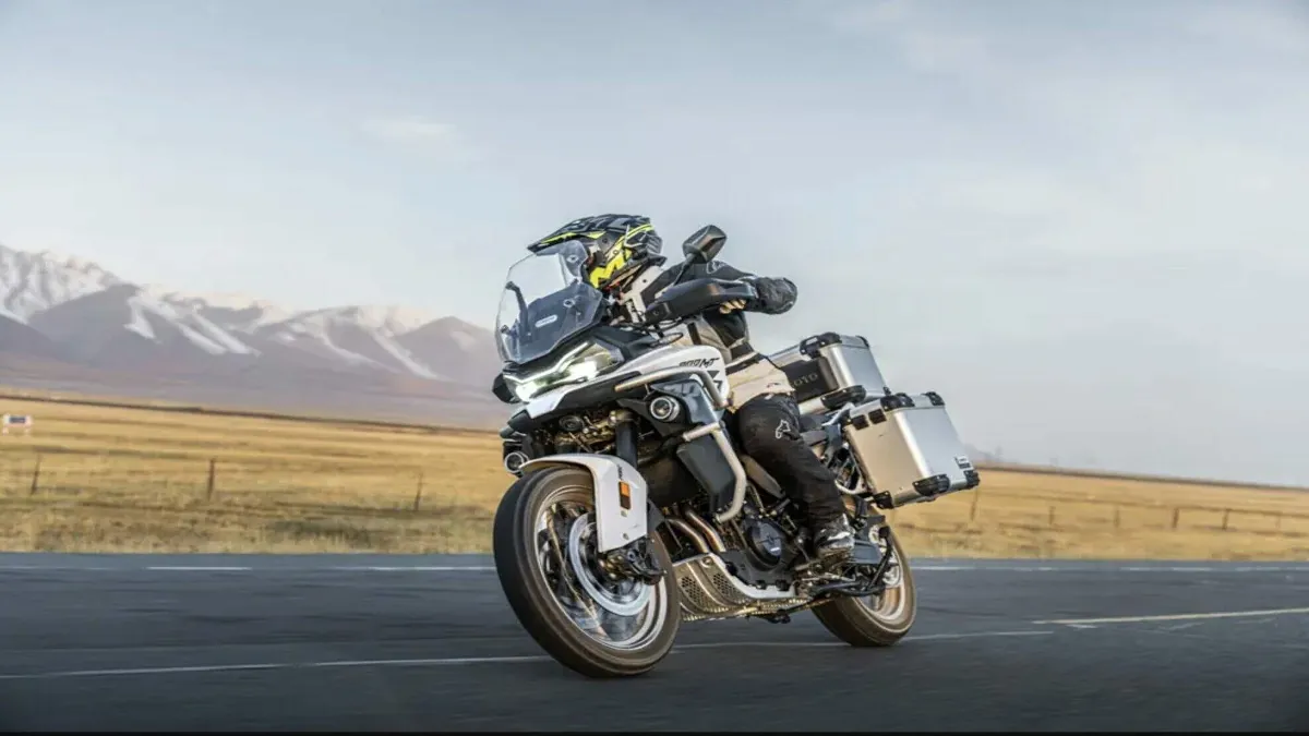 CFMoto lança CFMoto 800MT-ES com suspensão emocionante KYB
