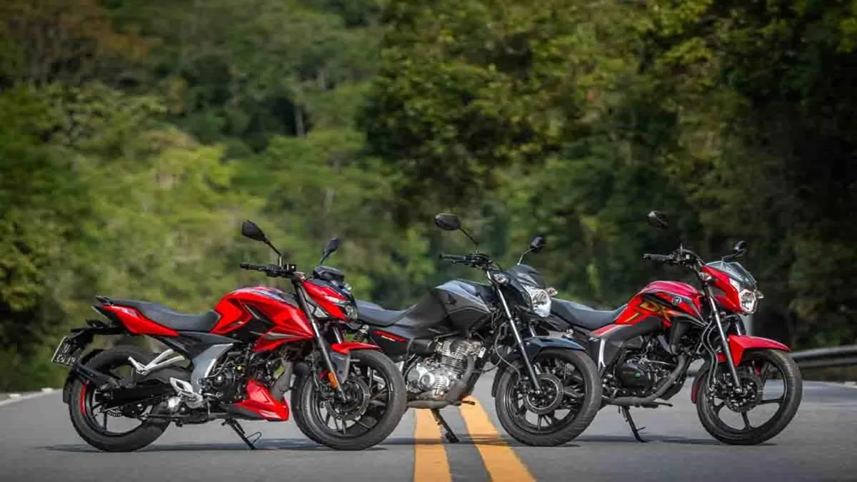 Comparativo entre CG 160 Start, Haojue DK 160 e Bajaj Pulsar N150