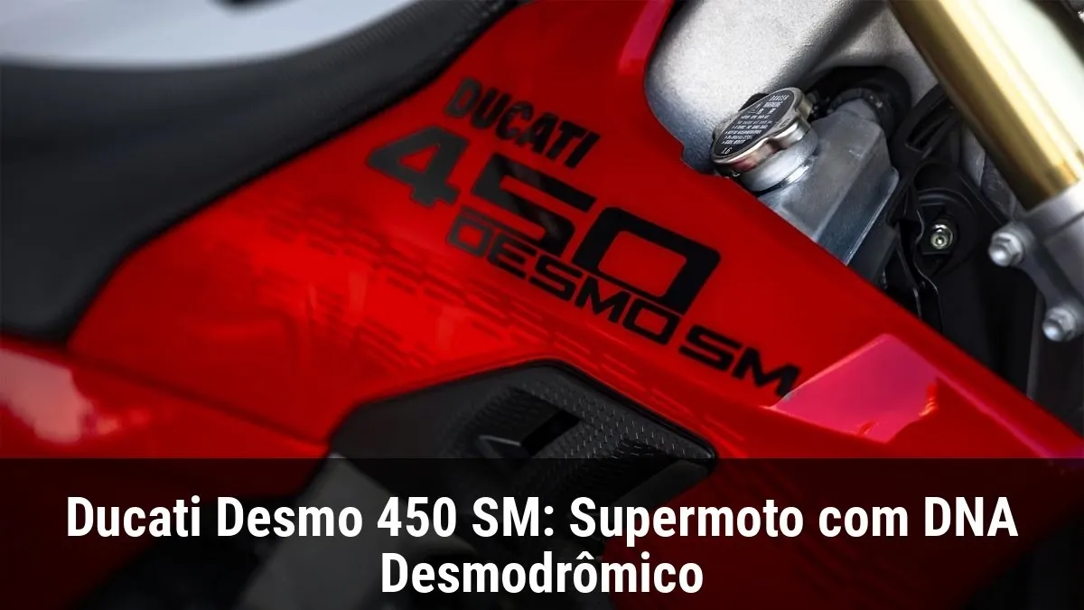 Ducati Desmo 450 SM: Supermoto com DNA Desmodrômico