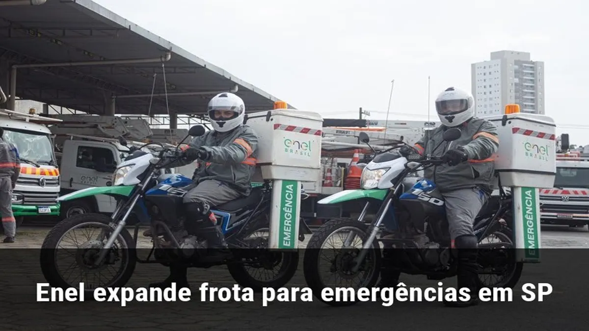 Enel expande frota para emergências em SP