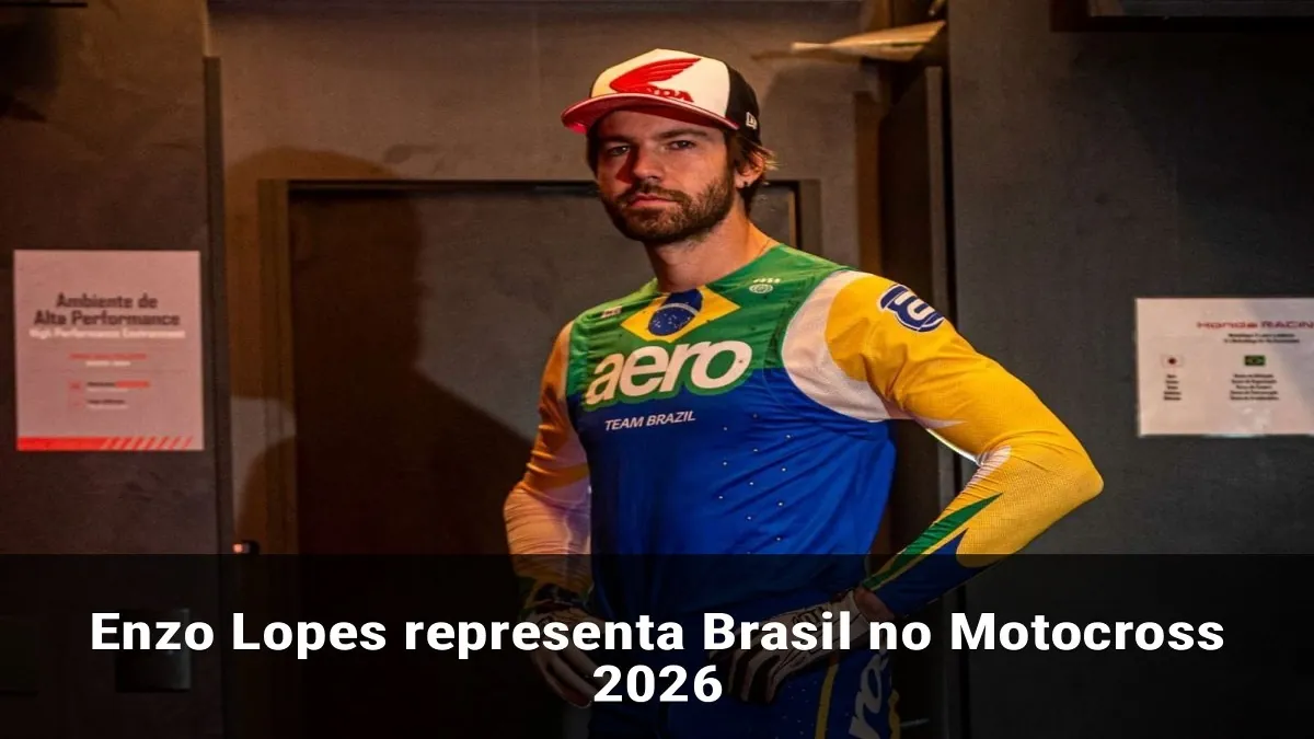 Enzo Lopes representa Brasil no Motocross 2026
