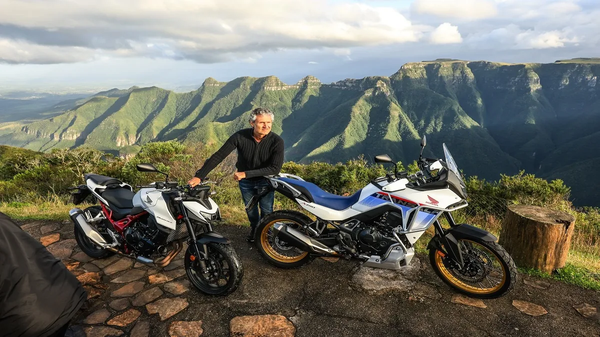 Explore as distinções entre Honda Hornet e Transalp 750 na Serra Catarinense