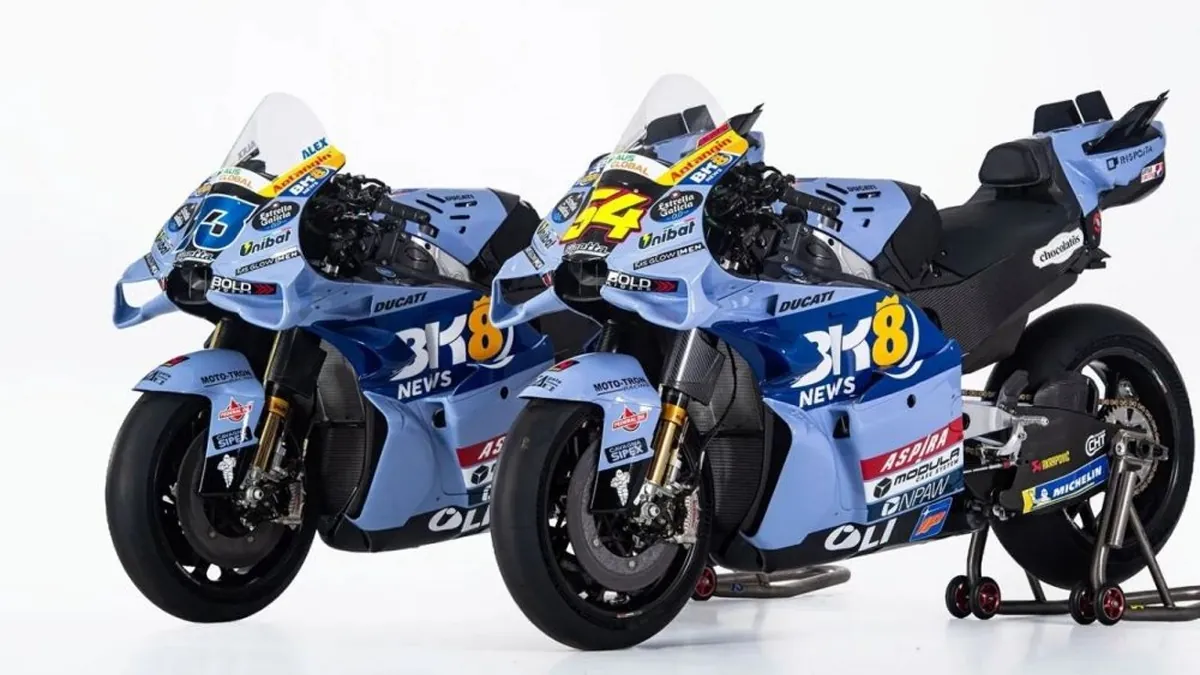 Gresini apresenta Desmosedici de Márquez e Aldeguer para MotoGP 2026