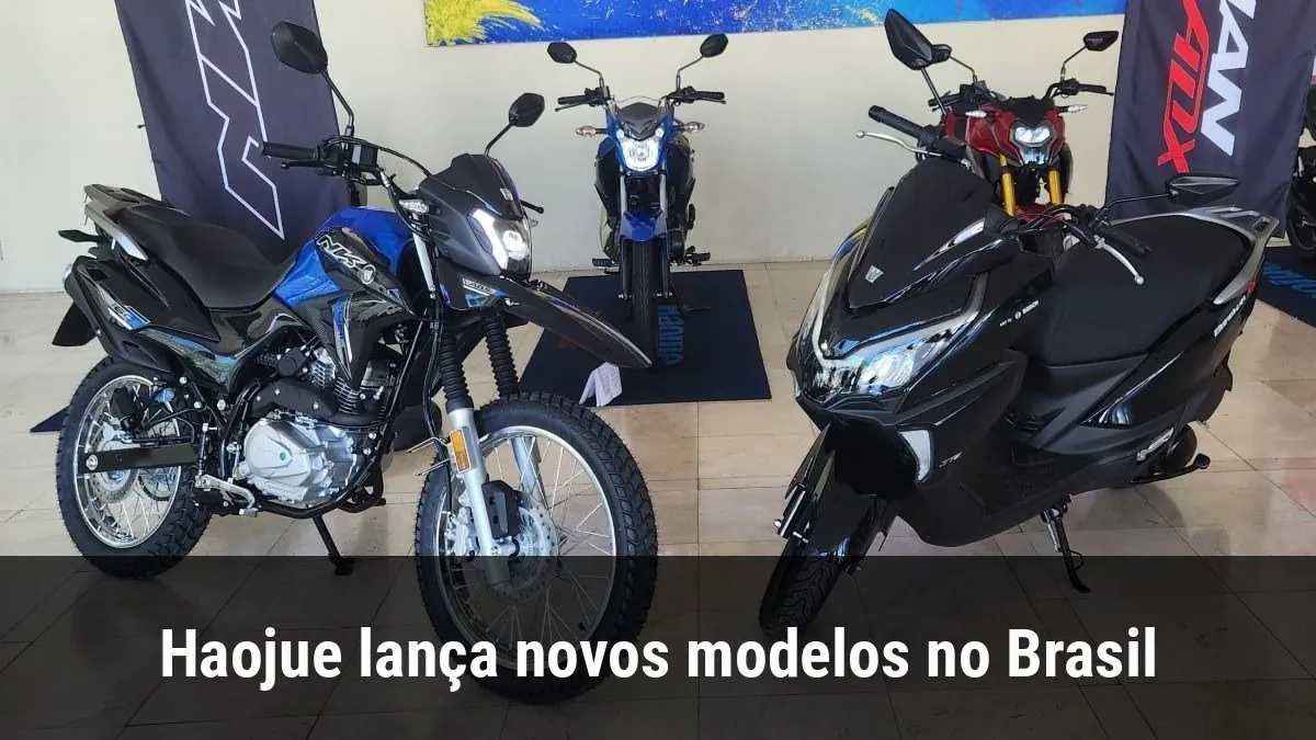 Haojue lança novos modelos no Brasil