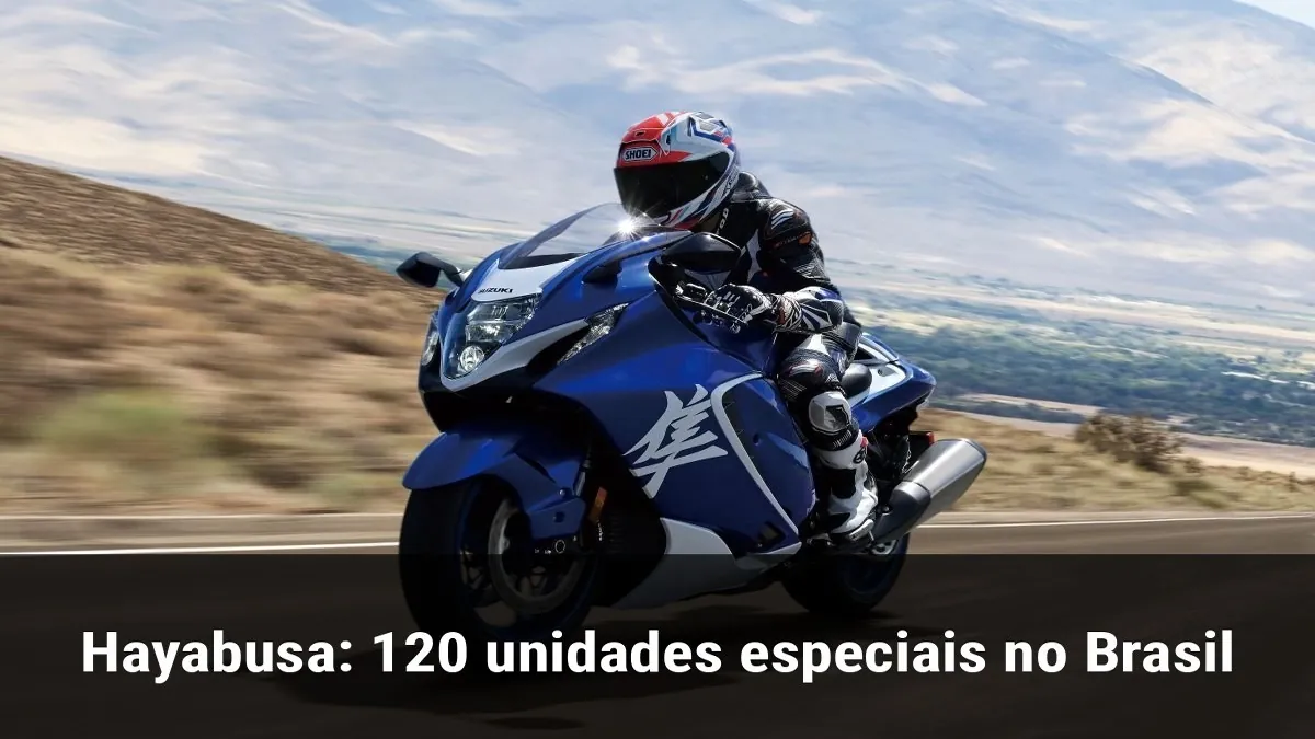 Hayabusa: 120 unidades especiais no Brasil