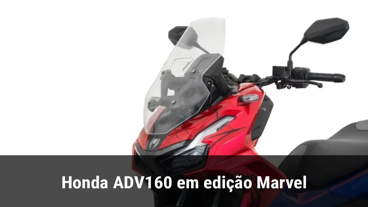 Honda ADV160 em edição Marvel