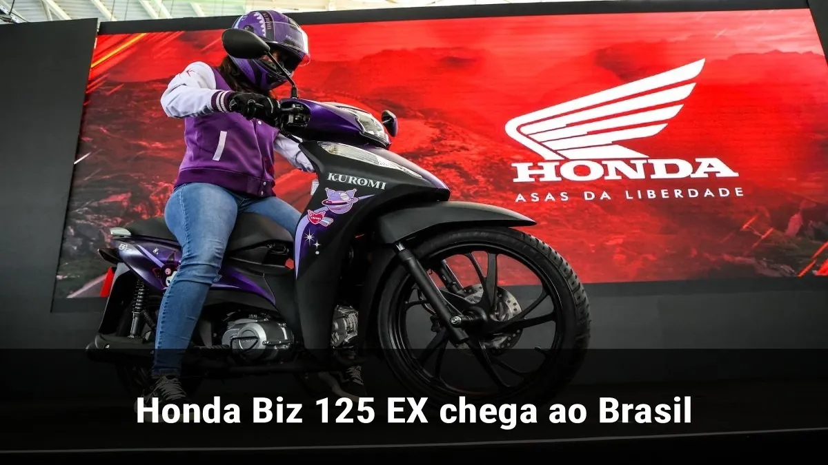 Honda Biz 125 EX chega ao Brasil
