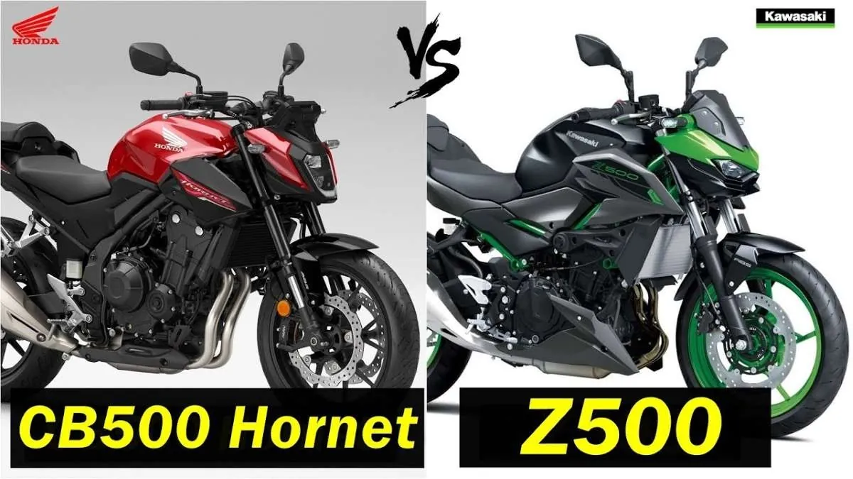 Honda CB 500 Hornet vs Kawasaki Z500: qual naked escolher?