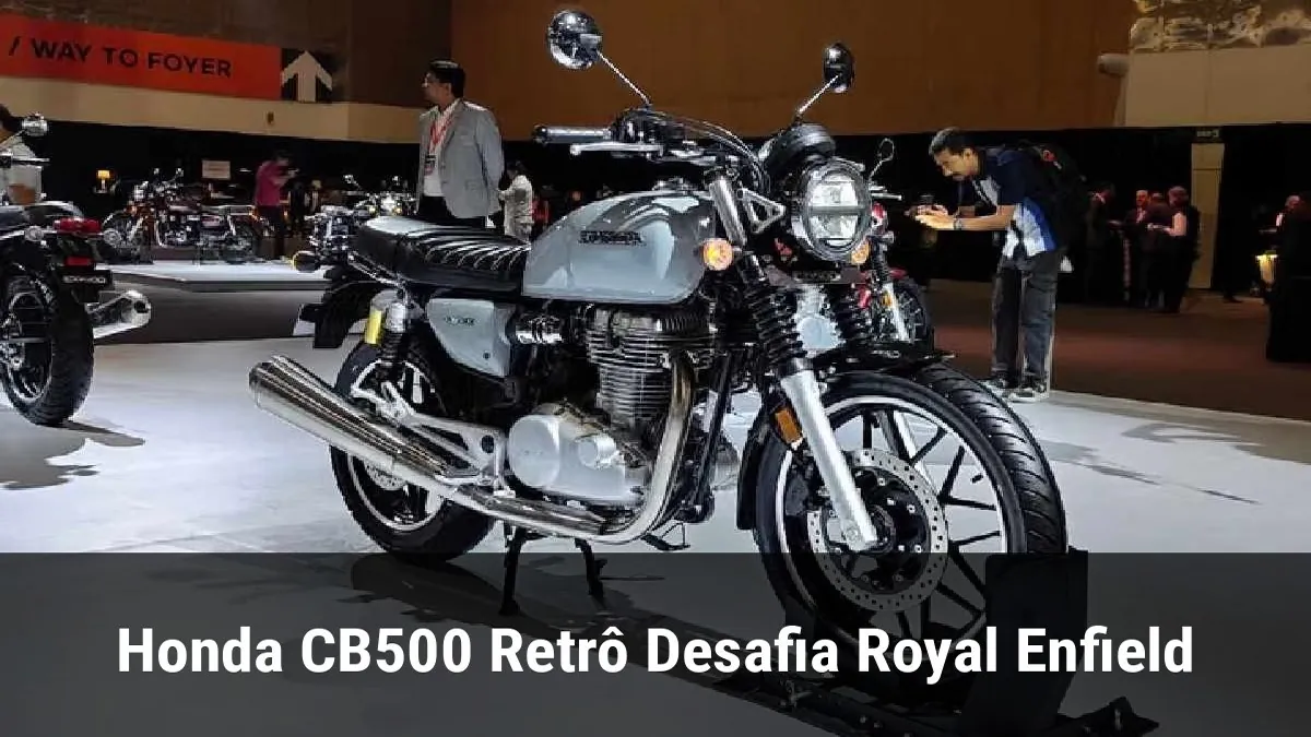 Honda CB500 Retrô Desafia Royal Enfield
