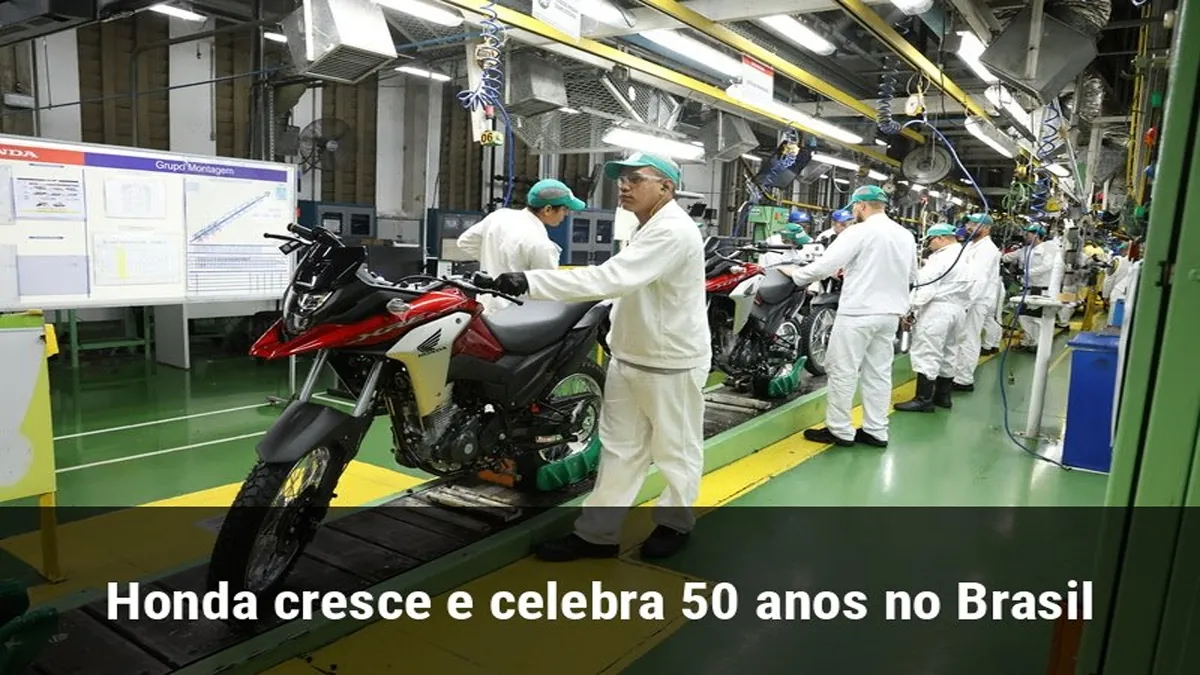 Honda cresce e celebra 50 anos no Brasil