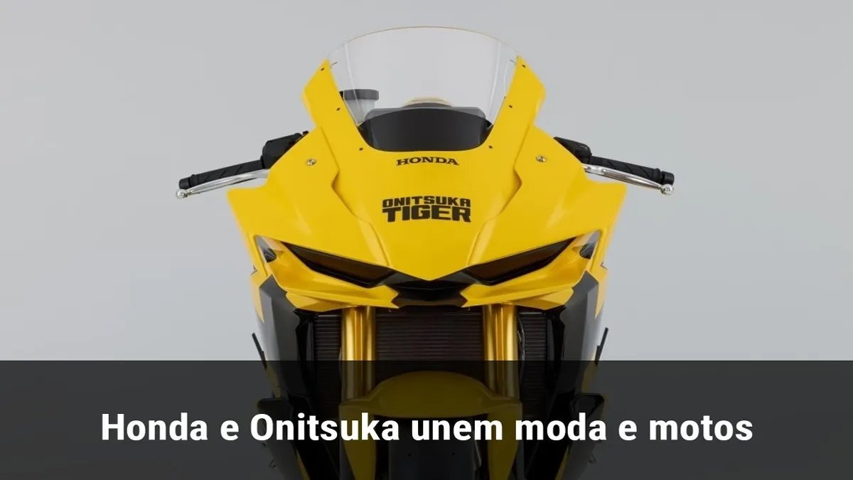 Honda e Onitsuka unem moda e motos