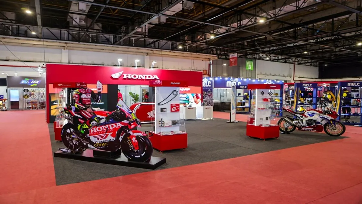 Honda marca presença no Salão de Motopeças e reafirma força no setor.