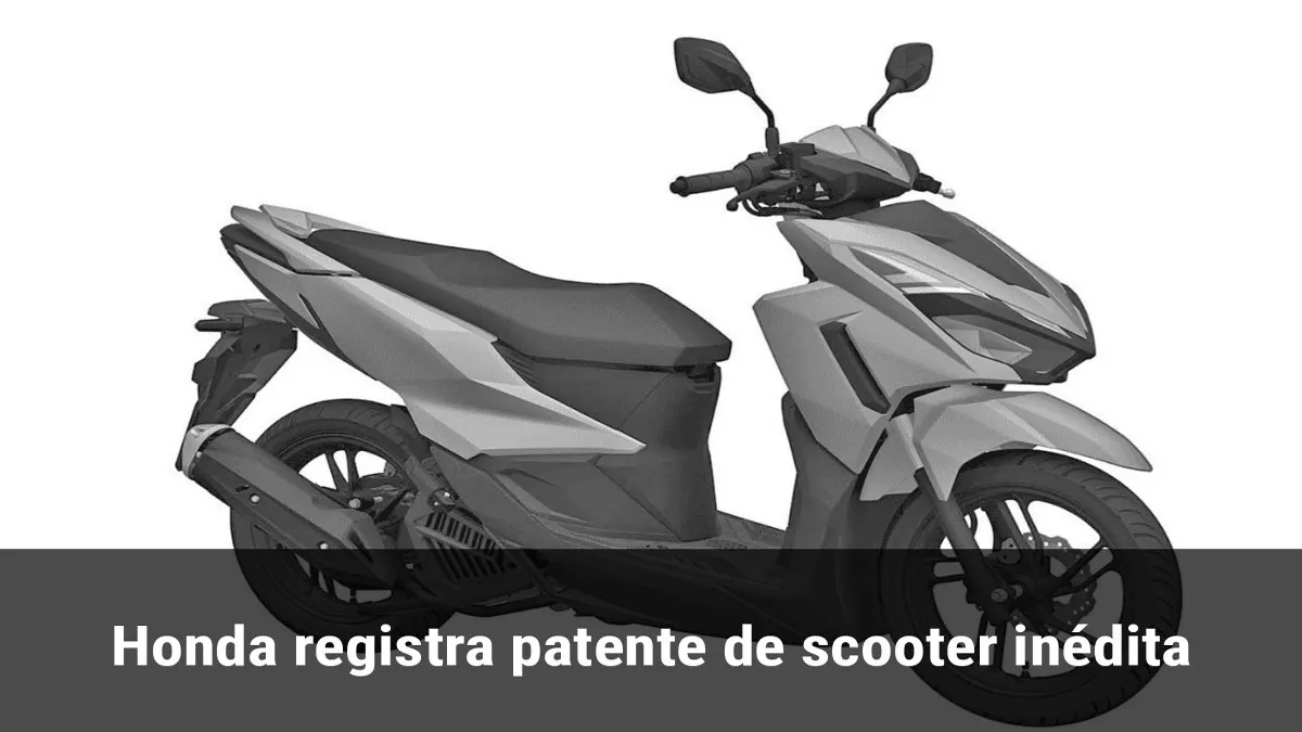 Honda registra patente de scooter inédita