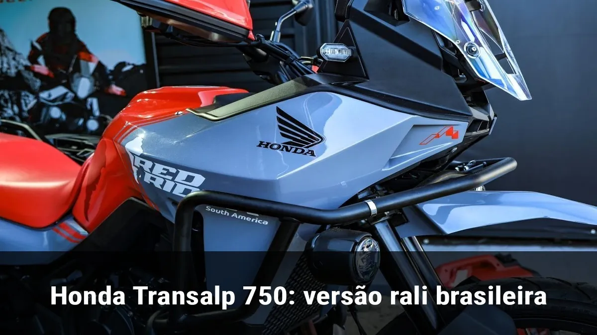 Honda Transalp 750: versão rali brasileira