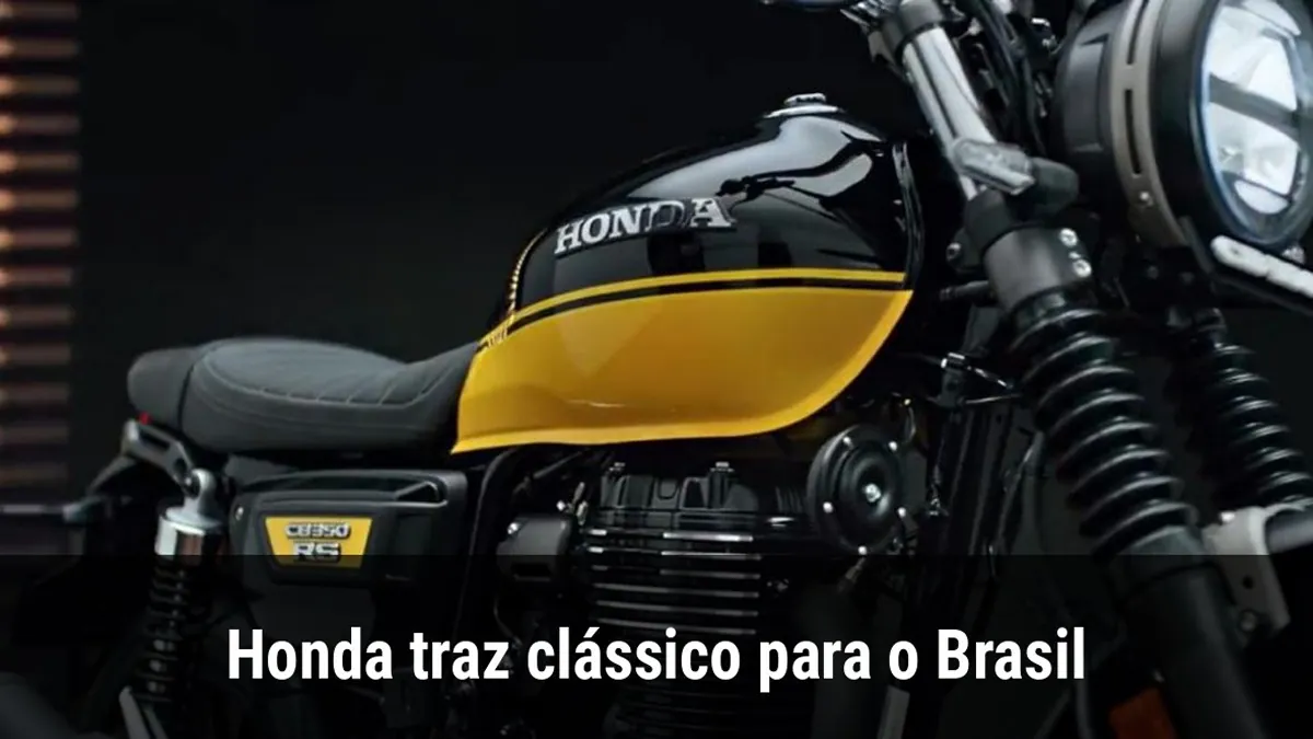 Honda traz clássico para o Brasil