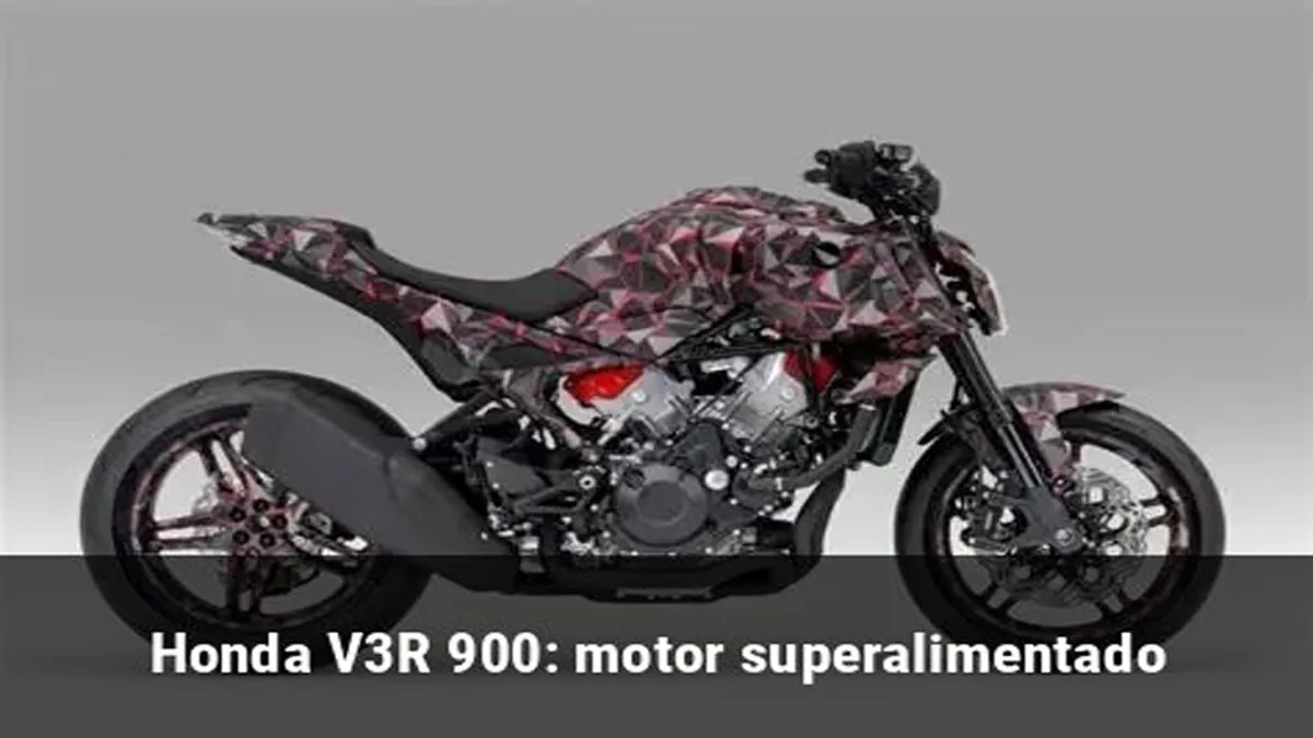 Honda V3R 900: motor superalimentado