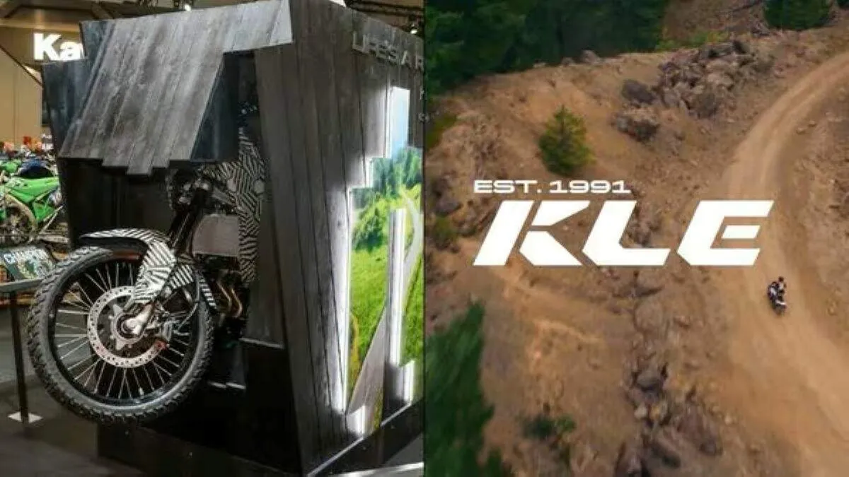 Kawasaki divulga teaser de moto aventureira; nova KLE à vista?