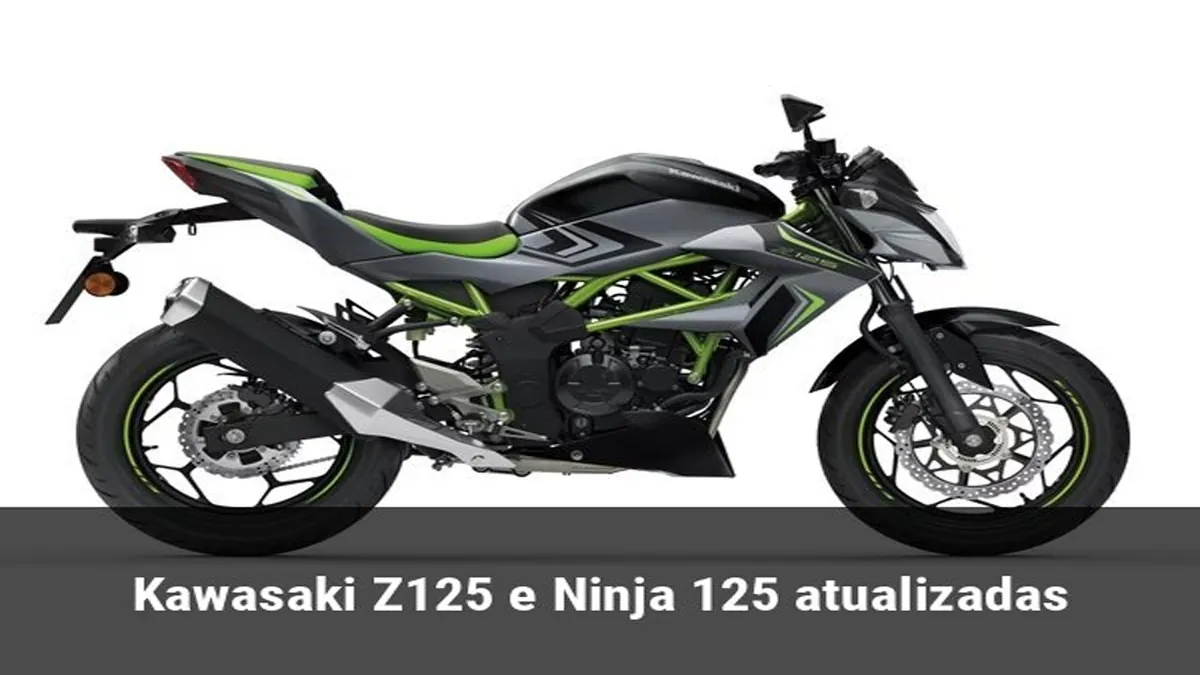 Kawasaki Z125 e Ninja 125 atualizadas