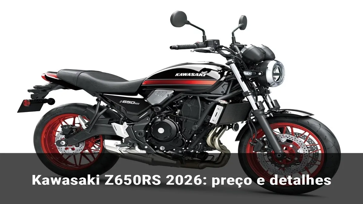 Kawasaki Z650RS 2026: preço e detalhes