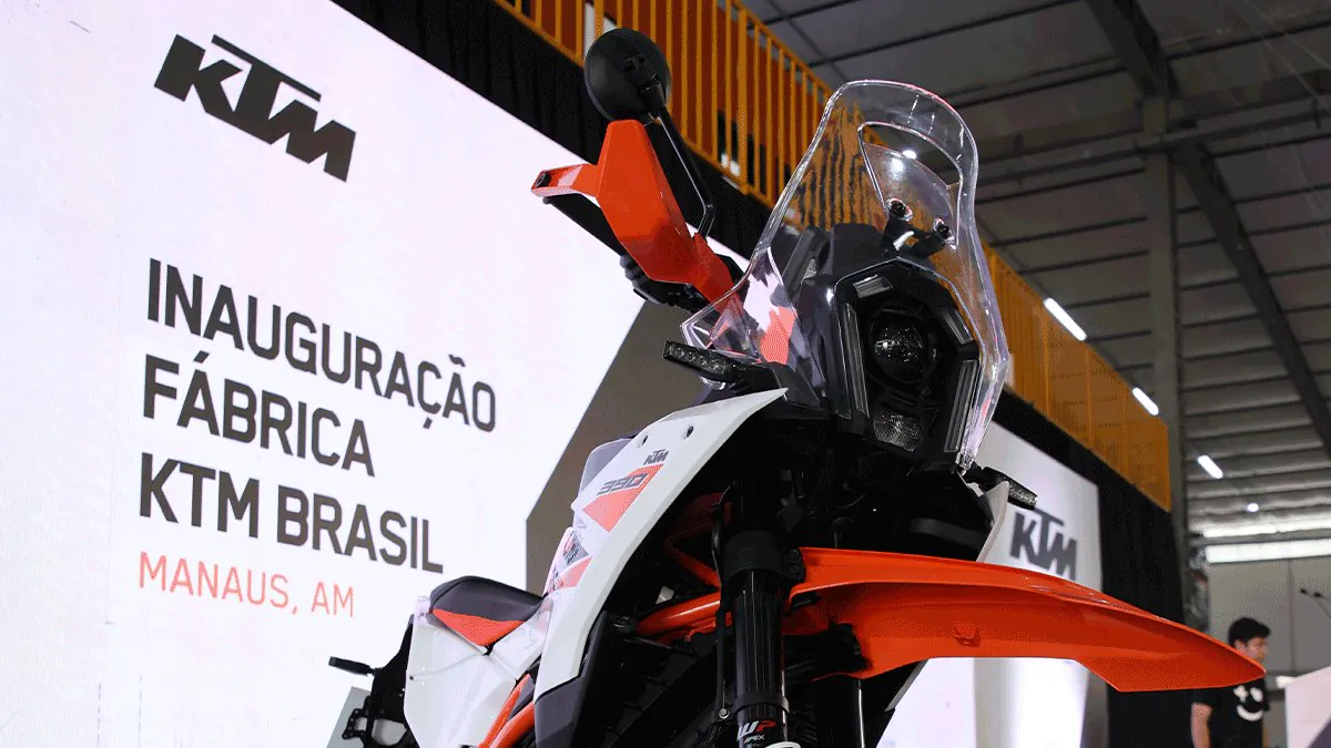 KTM produz motos em Manaus agora já 20 mil