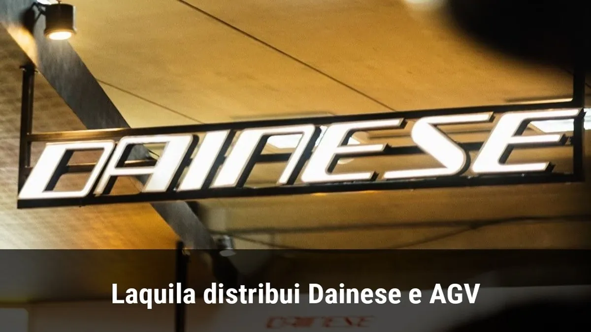 Laquila distribui Dainese e AGV