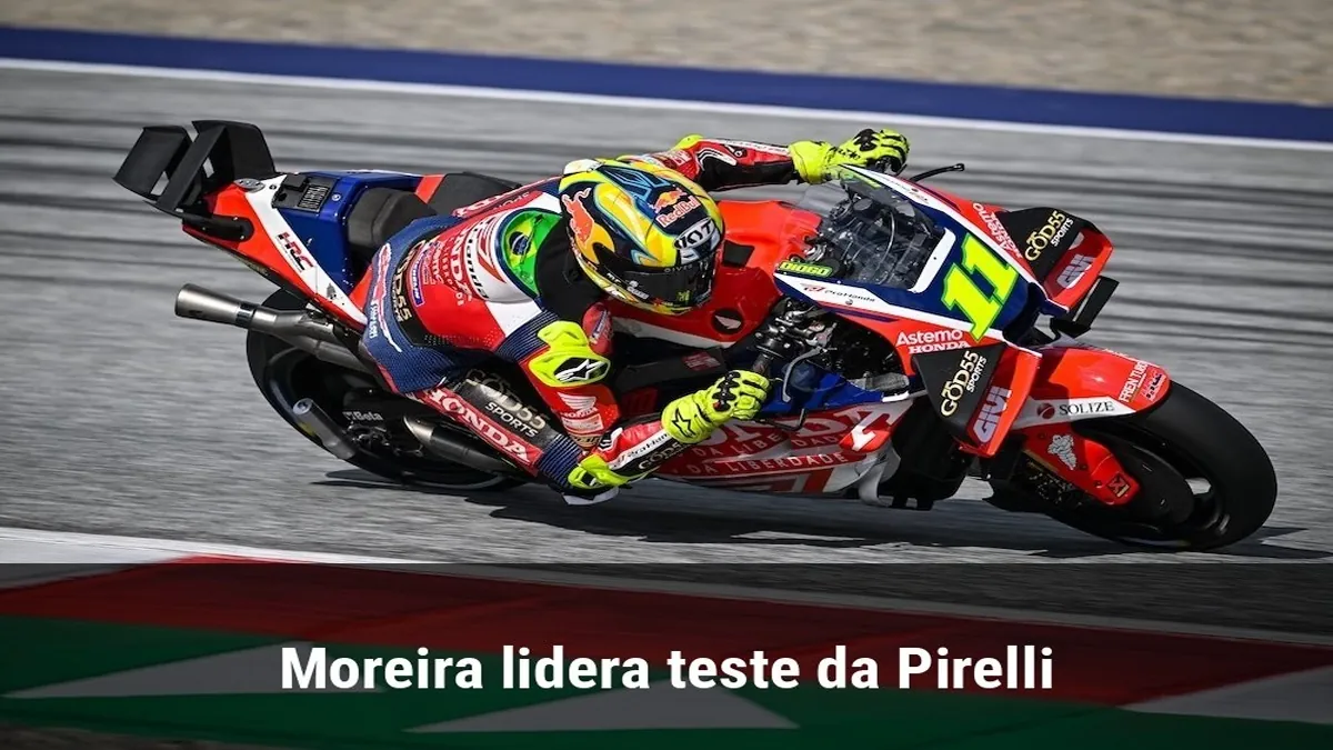 Moreira lidera teste da Pirelli