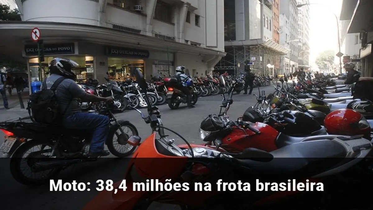 Moto: 38,4 milhões na frota brasileira