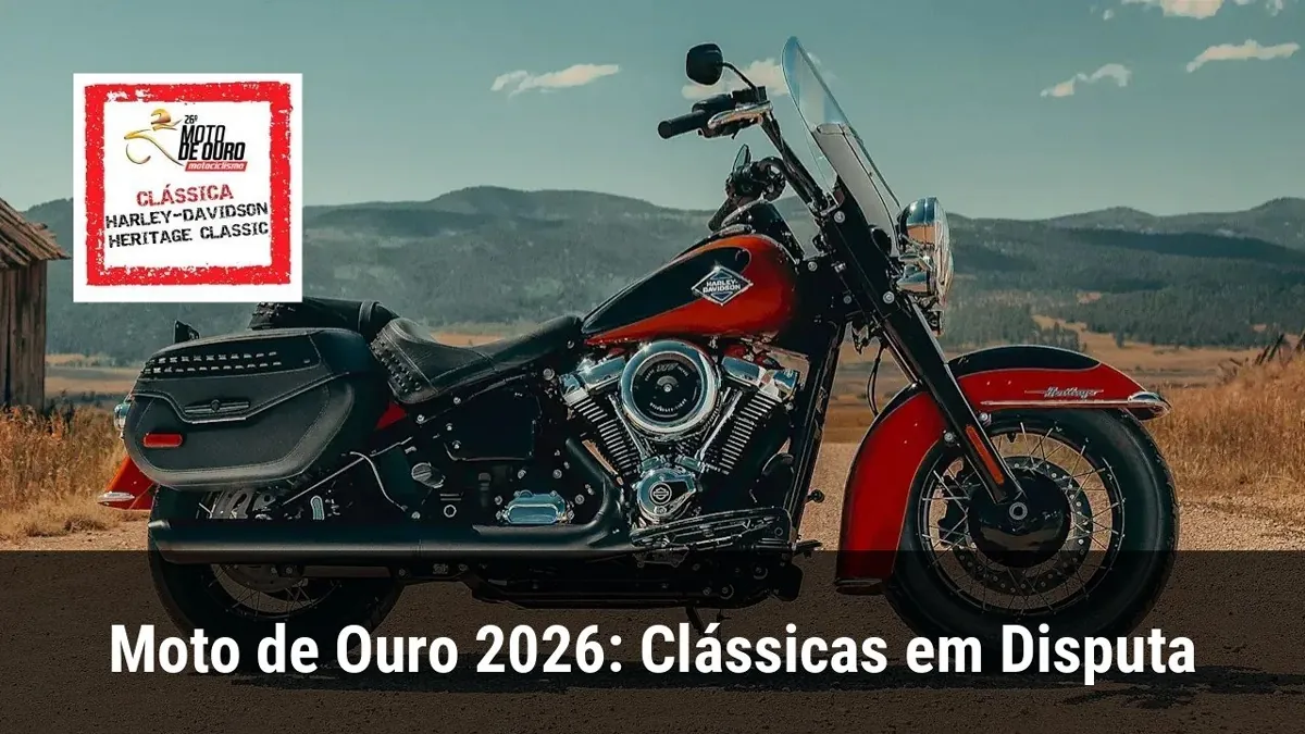 Moto de Ouro 2026: Clássicas em Disputa