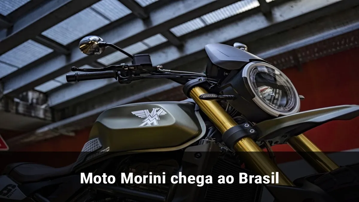 Moto Morini chega ao Brasil