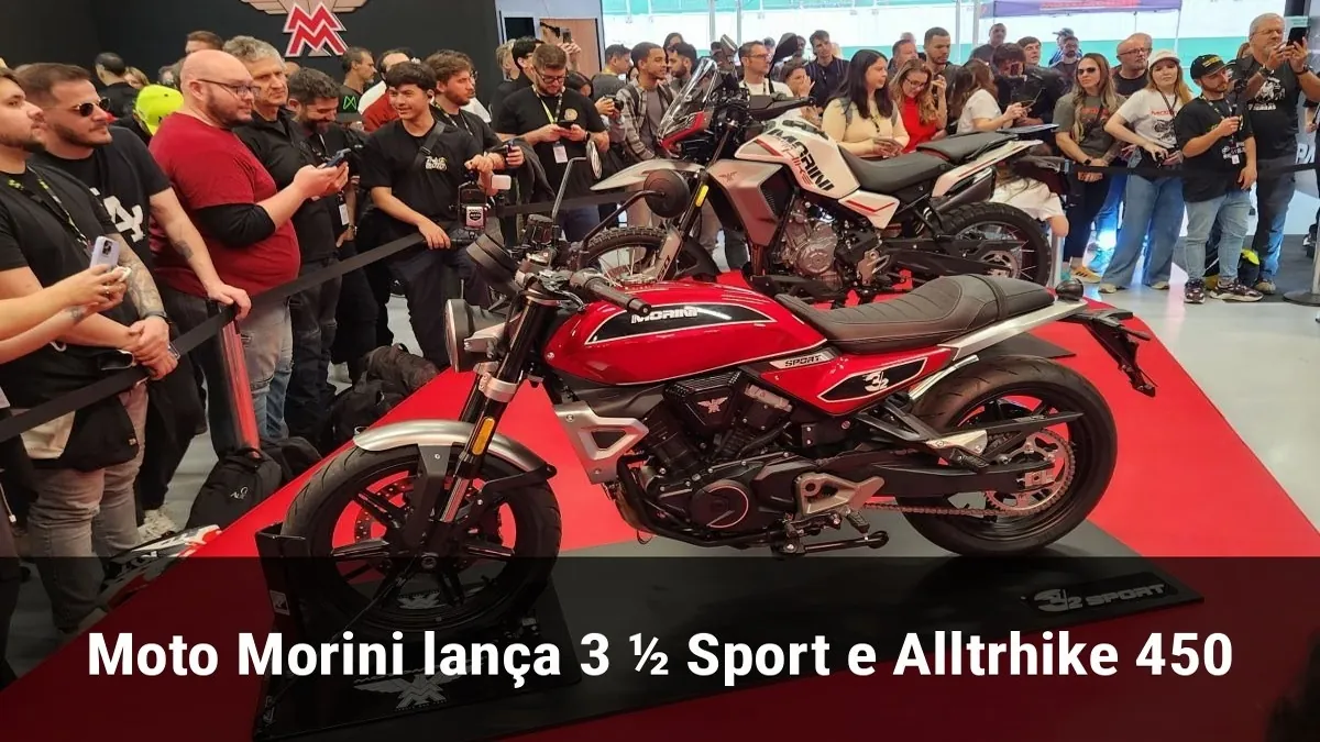 Moto Morini lança 3 ½ Sport e Alltrhike 450