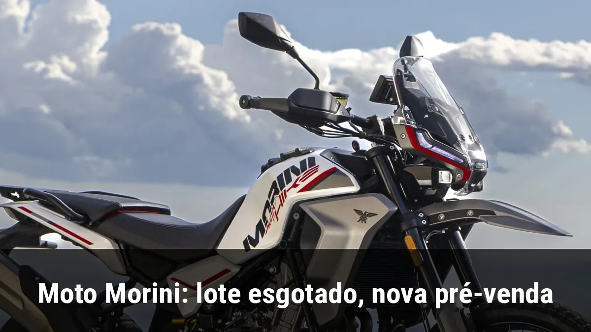Moto Morini: lote esgotado, nova pré-venda