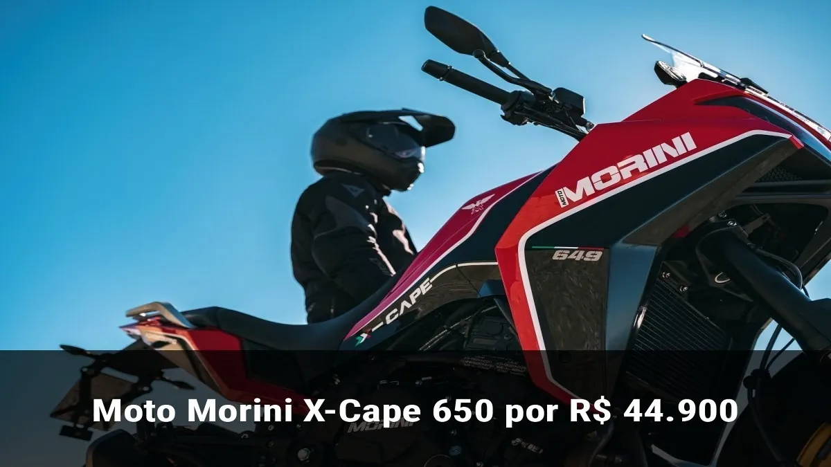 Moto Morini X-Cape 650 por R$ 44.900