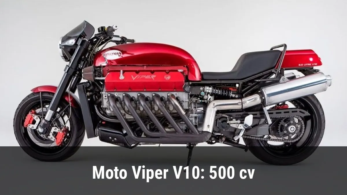 Moto Viper V10: 500 cv