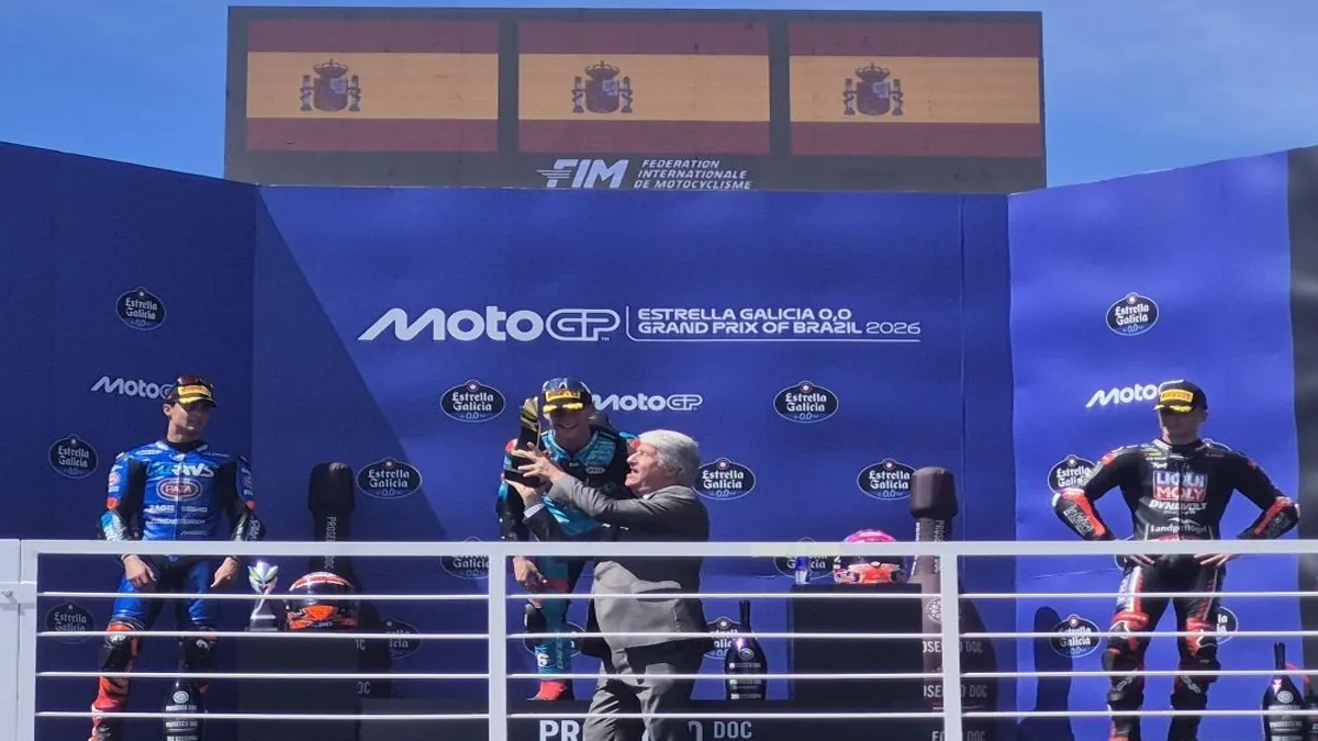 Moto2: Daniel Holgado do CFMOTO Aspar Team conquista GP do Brasil