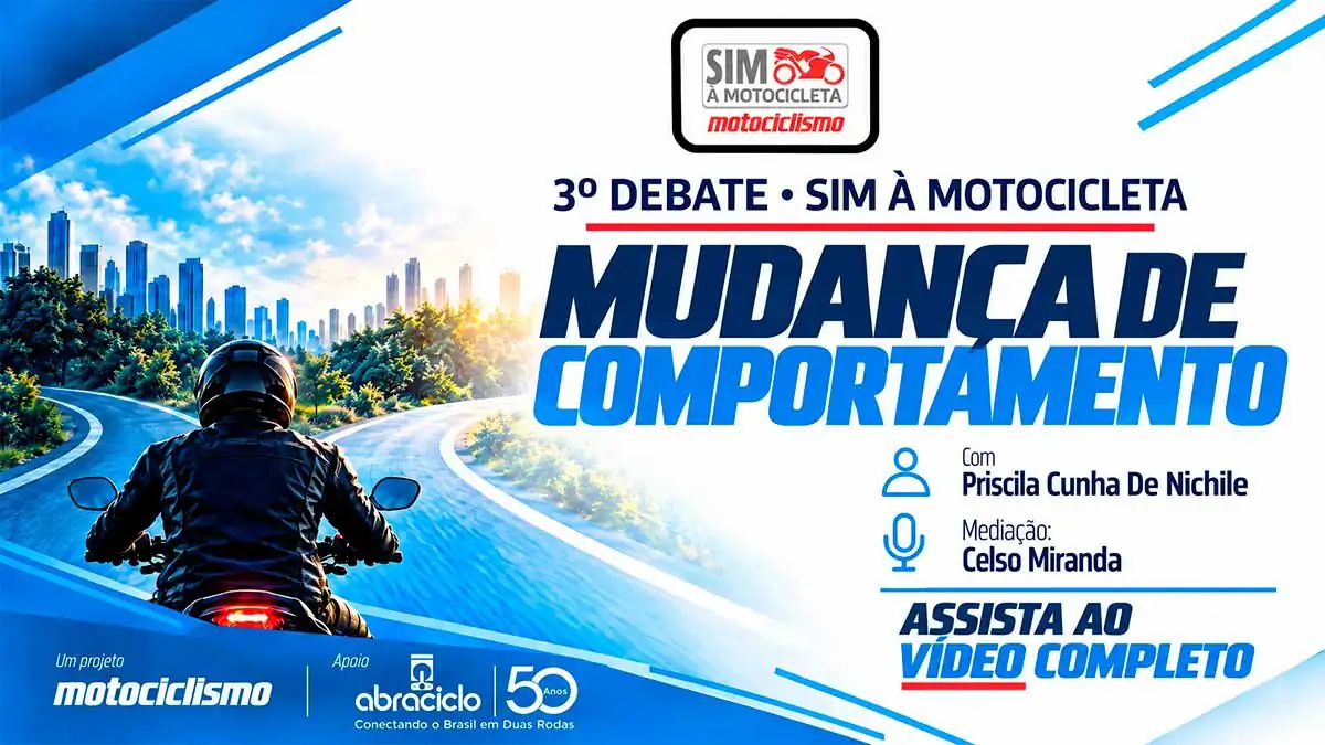 Motocicleta promove debate sobre trânsito
