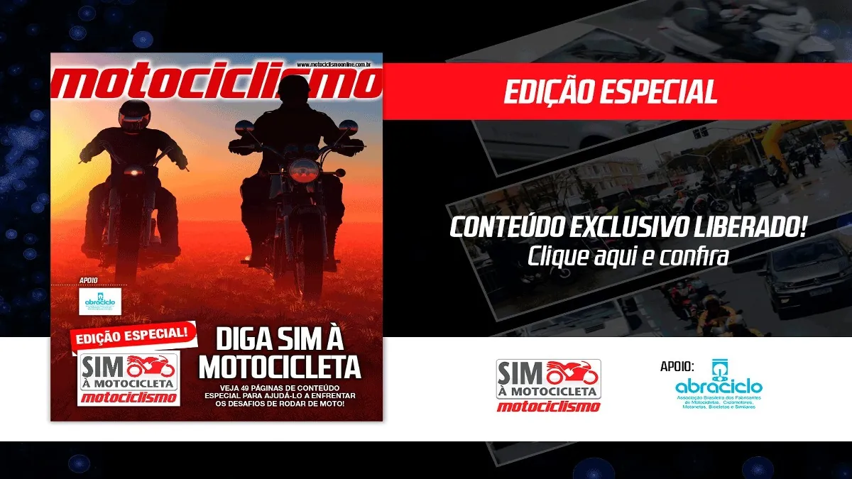 MOTOCICLISMO apresenta edição especial sobre Sim à Motocicleta