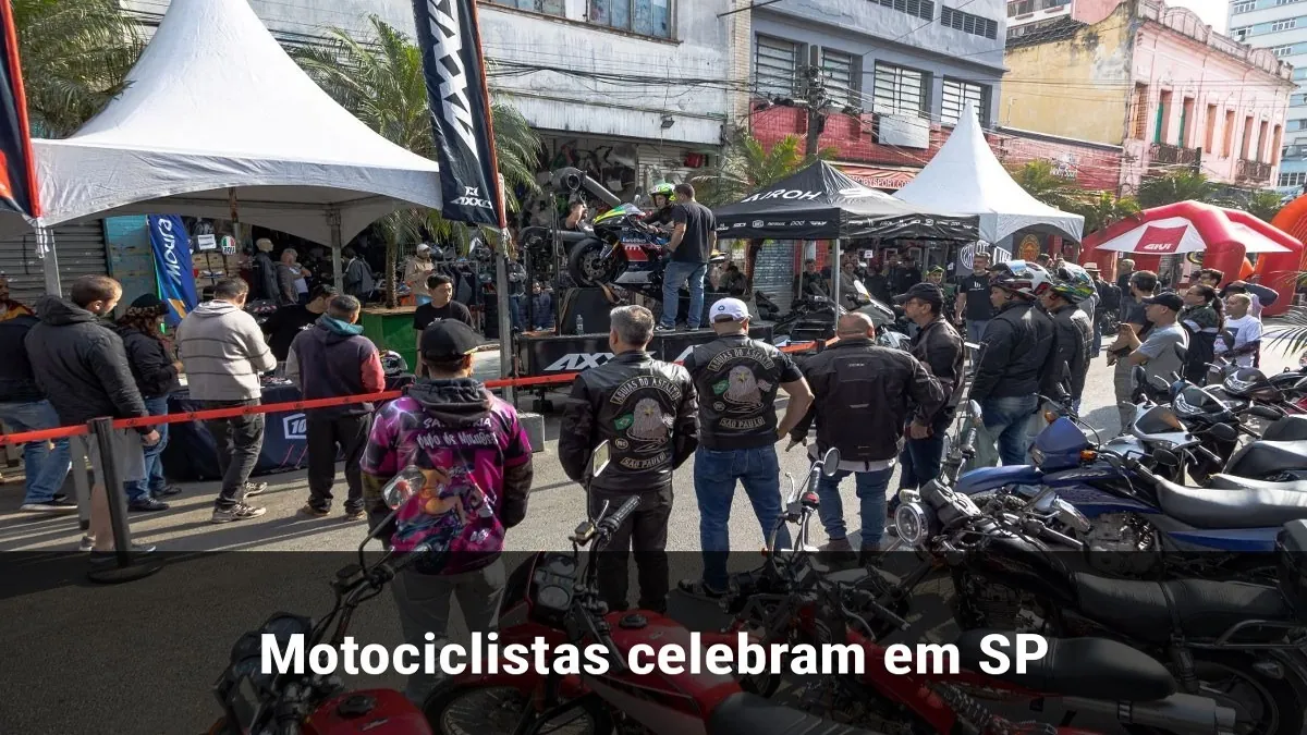 Motociclistas celebram em SP