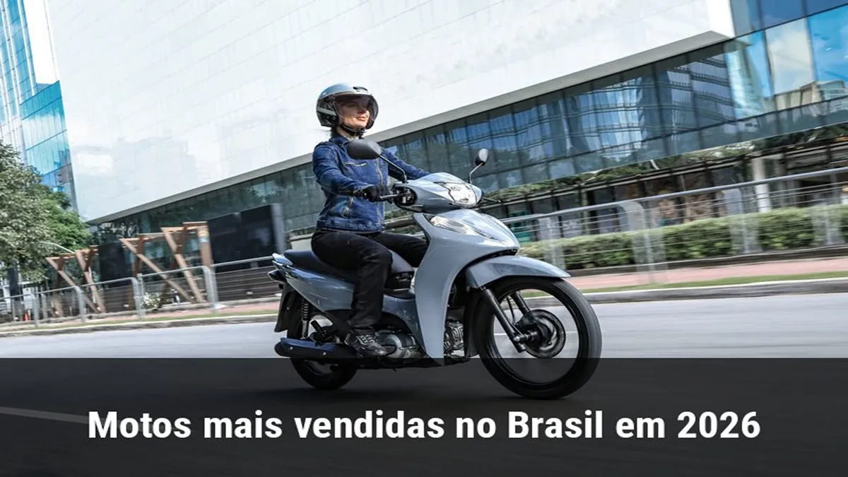 Motos mais vendidas no Brasil em 2026
