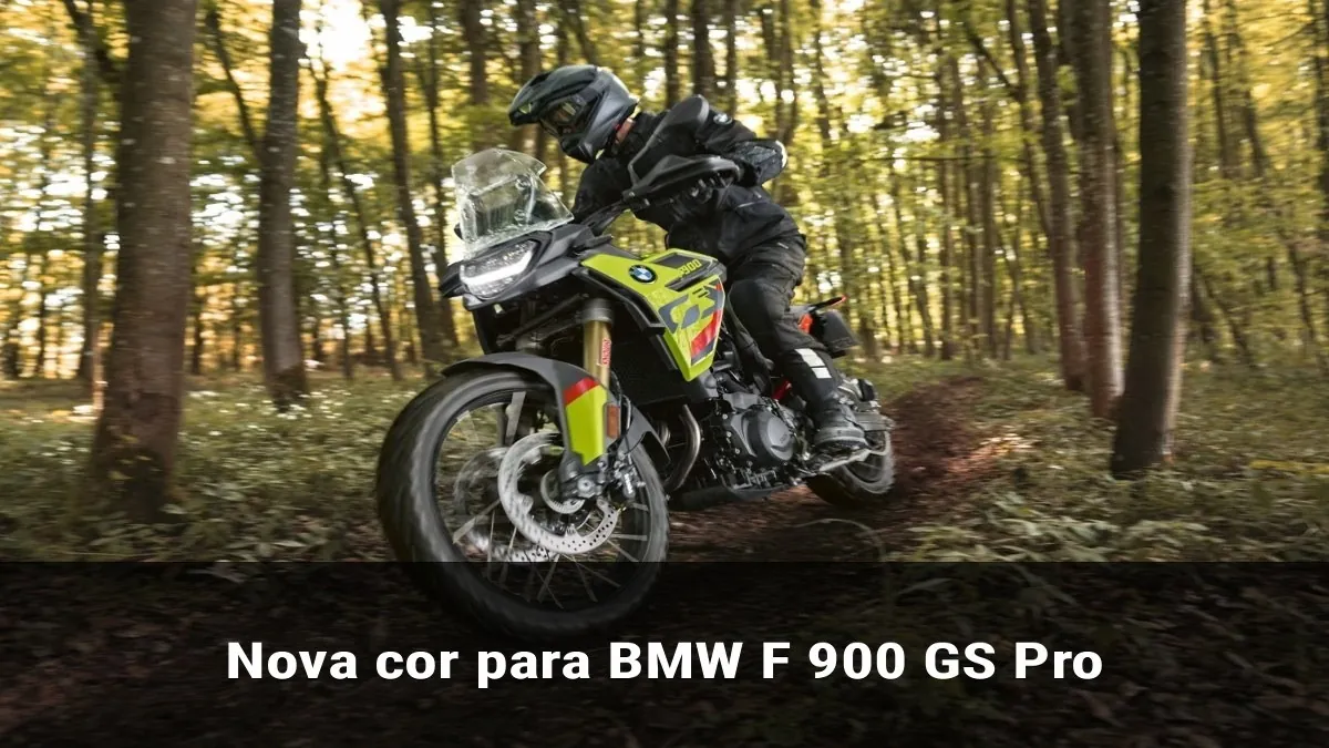 Nova cor para BMW F 900 GS Pro