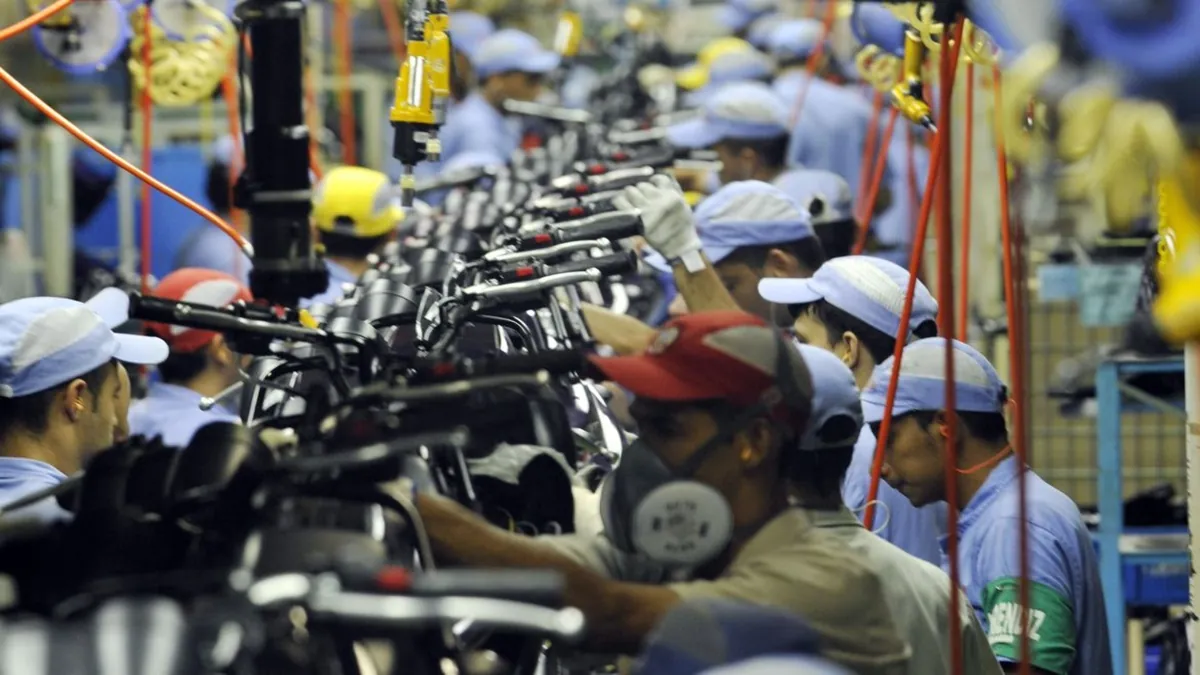 Produção de motocicletas em fevereiro atinge recorde desde 2008