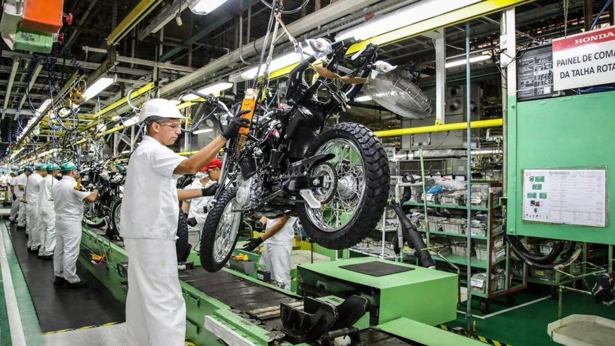Produção de motos no Brasil em maio atinge o melhor resultado em 12 anos