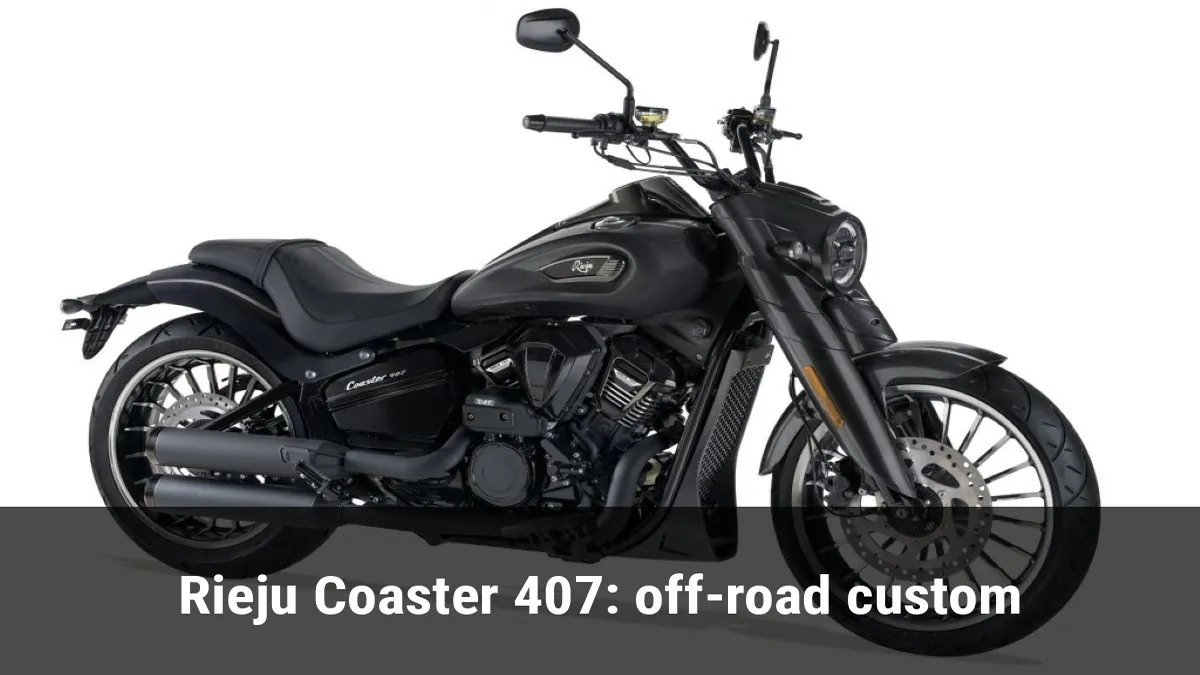 Rieju Coaster 407: off-road custom